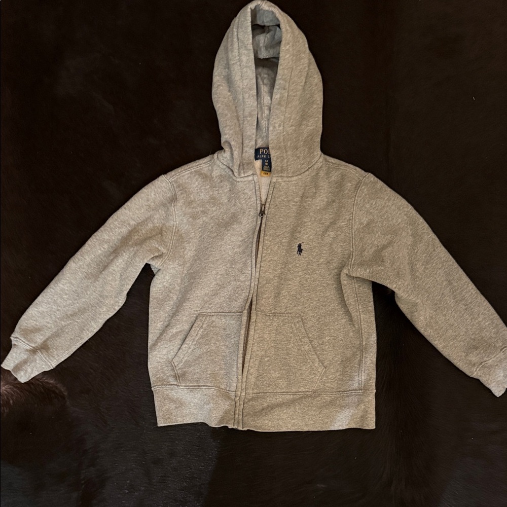 Polo by Ralph Lauren Kids Gray Zip-Up Hoodie